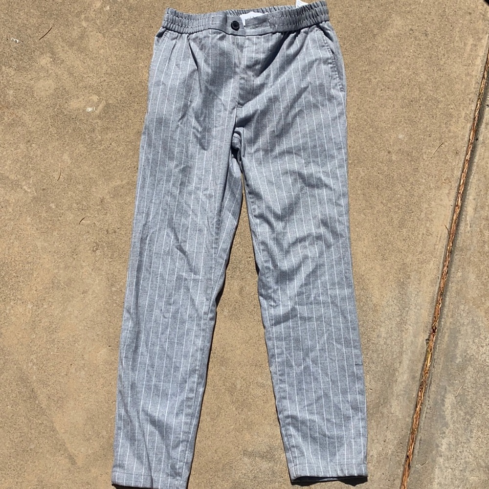 TOPMAN PINSTRIPE PANTS SIZE 32 x 32
